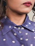 Dark Grey Polka Dot Shirt