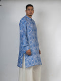 Blue Print Long Kurta