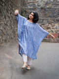 Oversized Ink Blue Kaftan Shirt