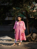 Oversized Onion Pink Kaftan Shirt