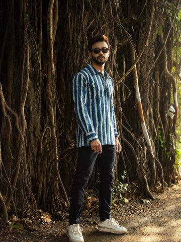 Striped Indigo Shirt