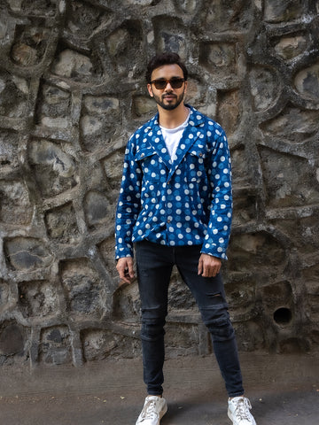 Bagru Polka Dot Jacket