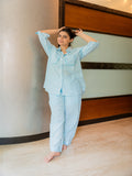 Cerulean Blue Lounge Wear-Co-ord set