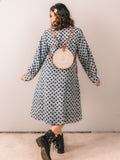 BAGRU POLKA DOT SHIRT DRESS