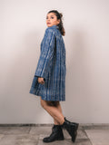 Bagru Striped Jacket Dress