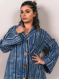 Bagru Striped Jacket Dress