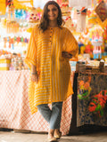 Oversized Mango Yellow Shirt Dress