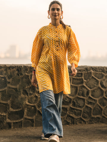 Sunshine Yellow Striped Shirt