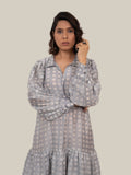 Steel Grey Polka Dot Tunic