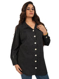 Katha Black Long Shirt