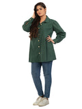 Katha Deep Green Long Shirt