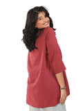 Katha Brick Red Loose Fit Shirt