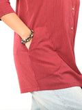 Katha Brick Red Loose Fit Shirt