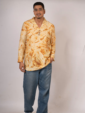 Mustard Short Kurta